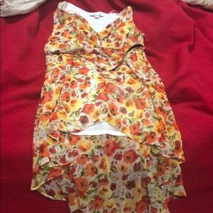 Forever 21 size L dress good shape belt is worn